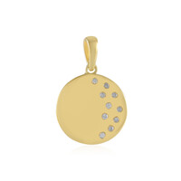 Pendentif en argent et Diamant I2 (I)