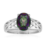 Bague en argent et Quartz mystique
