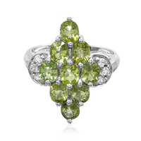 Bague en argent et Tourmaline Paraïba