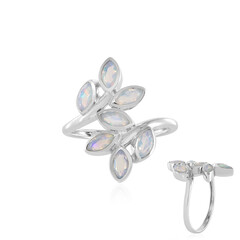 Bague en argent et Opale Welo