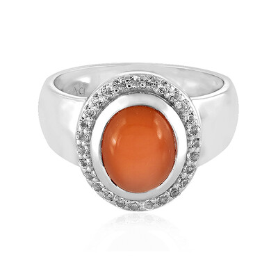 Bague en argent et Pierre de lune de Kangayam
