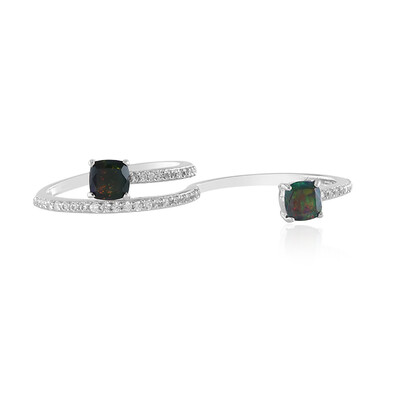Bague en argent et Opale Mezezo (de Melo)