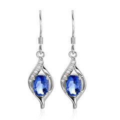 Boucles d'oreilles en argent et Fluorite à couleur changeante