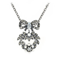 Collier en argent et Topaze bleu ciel