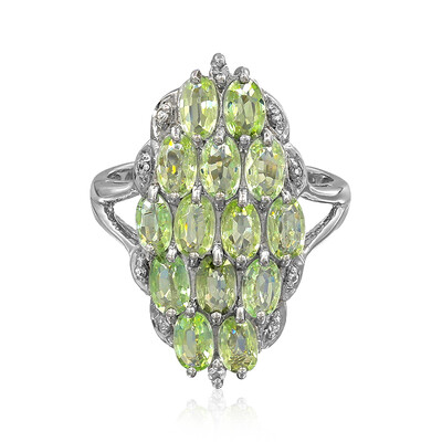 Bague en argent et Tourmaline Paraïba