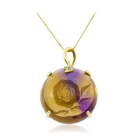 Collier en or et Amétrine
