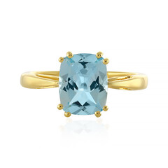 Bague en argent et Topaze bleu ciel