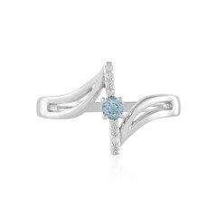Bague en argent et Aigue-Marine Santa Maria