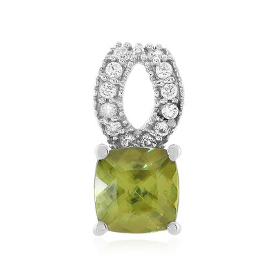 Pendentif en argent et Sphène