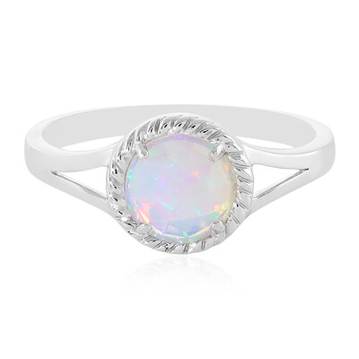 Bague en argent et Opale Welo