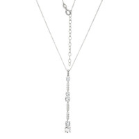 Collier en argent et Topaze blanche (Adela Silber)