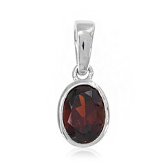 Pendentif en argent et Grenat du Mozambique