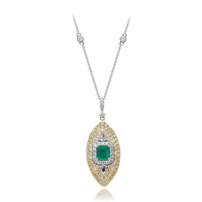 Collier en or et Emeraude de Colombie (CIRARI)
