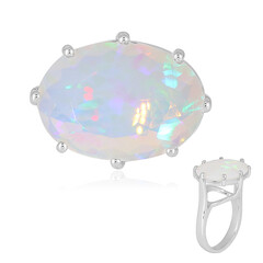 Bague en argent et Opale Welo