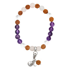 Bracelet en argent et Améthyste