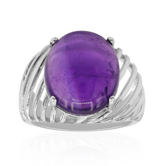Bague en argent et Améthyste