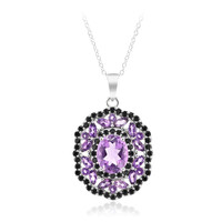 Collier en argent et Améthyste