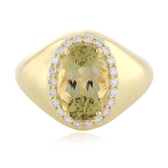 Bague en or et Tourmaline néon du Nigeria (AMAYANI)