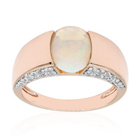 Bague en or et Opale Welo