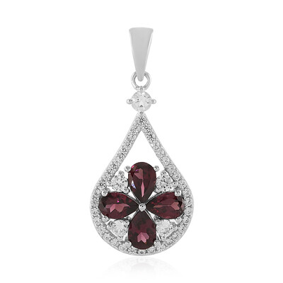 Pendentif en argent et Grenat de Tocantin