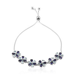 Bracelet en argent et Iolite
