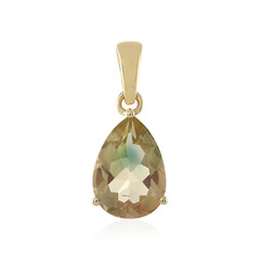 Pendentif en or et Pierre du Soleil de l’Orégon