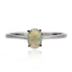 Bague en argent et Opale Welo
