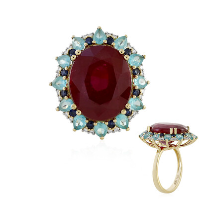 Bague en or et Rubis de Madagascar (D'vyere)