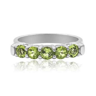 Bague en argent et Péridot
