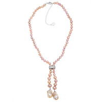 Collier en argent et Perle de culture d'eau douce (Dallas Prince Designs)