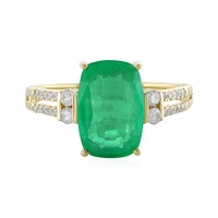 Bague en or et Emeraude d'Ethiopie (AMAYANI)