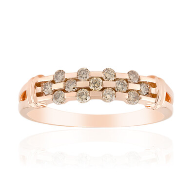 Bague en or et Diamant rose de France SI1 d'Argyle  (Annette)