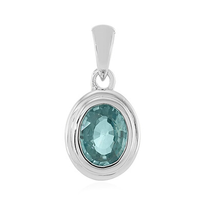 Pendentif en argent et Zircon de Ratanakiri