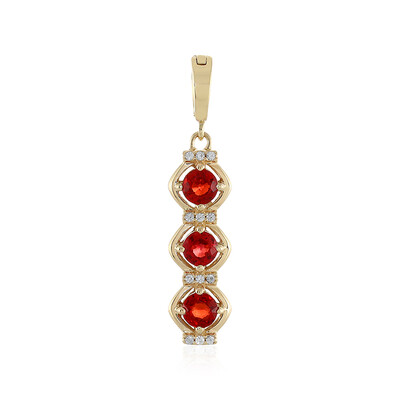 Pendentif en or et Rubis de Tanzanie