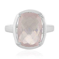 Bague en argent et Quartz rose