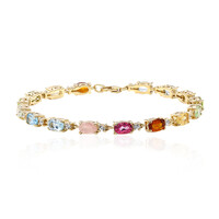 Bracelet en argent et Topaze bleu Suisse