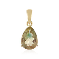 Pendentif en or et Pierre du Soleil de l’Orégon