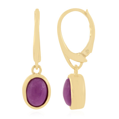 Boucles d'oreilles en argent et Phosphosidérite