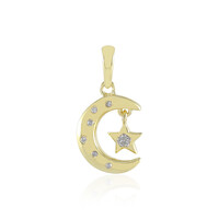 Pendentif en argent et Diamant I2 (I)