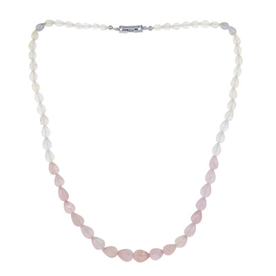 Collier en argent et Morganite