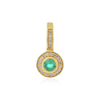 Pendentif en argent et Emeraude de Russie