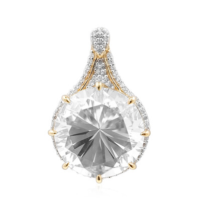 Pendentif en or et Danburite