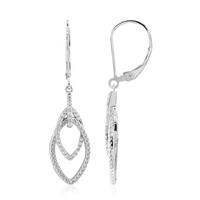 Boucles d'oreilles en argent et Zircon
