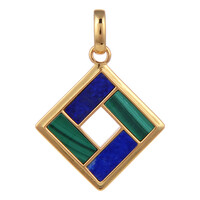 Pendentif en argent et Lapis-Lazuli