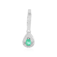Pendentif en argent et Emeraude de Russie