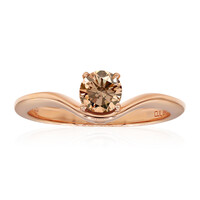 Bague en or et Diamant rose de France VS1 d'Argyle