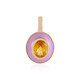 Pendentif en argent et Citrine (Adela Silber)