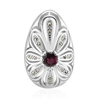 Pendentif en argent et Grenat Rhodolite (Annette classic)