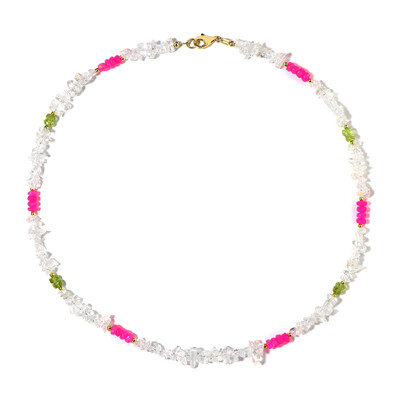 Collier en argent et Quartz blanc