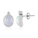 Boucles d'oreilles en argent et Opale Welo